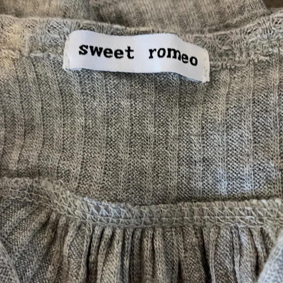 Sweet Romeo Waffle Knit Oversized Henley Size Small - Picture 7 of 8